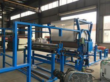 Vízszintes hálószalag lamináló gép, lamináló gép