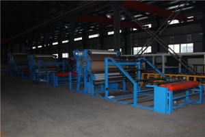 Ruházati anyagok alkalmazása függőleges típusú vízbázisú ragasztó lamináló gép